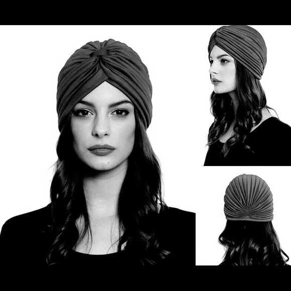 Fashion Retro Gypsy Boho colorful wrap beanie hat - Picture 2 of 8